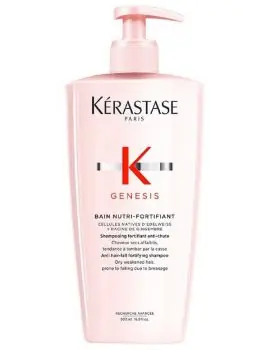 KÉRASTASE Genesis Bain Nutri-Fortifiant Shampoo 500ml - šampon proti padání pro suché vlasy Originální