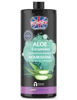 Expresní Doručení RONNEY Aloe Ceramides Shampoo 1000ml - šampon pro matné a suché vlasy