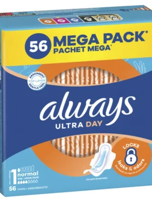 Always vložky 56 ks Ultra Normal plus Vrácení Zdarma