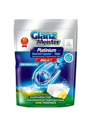 Glanz Meister tablety do myčky 65 ks Platinium All in 1 Citrus Sezónní Sleva