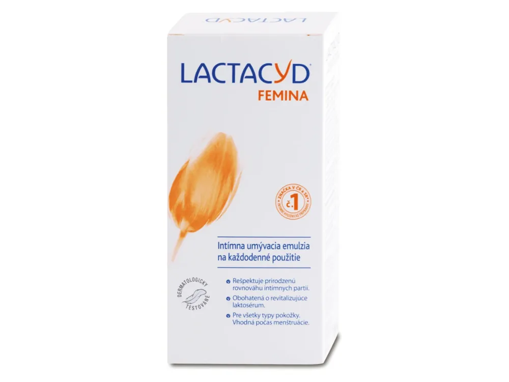 Speciální Cena Lactacyd intimní mycí emulze 400 ml Femina