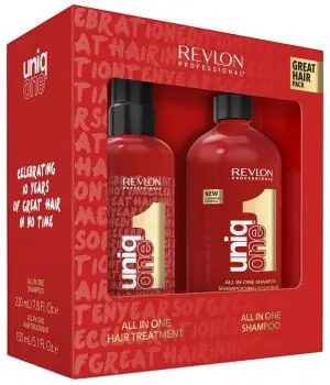 Sleva REVLON Uniq One PACK All In One Treatment 150ml + All In One Shampoo 230ml - dárková sada