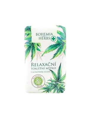 Bohemia Herbs toaletní mýdlo 100 g Cannabis s konopným olejem Omezená Nabídka