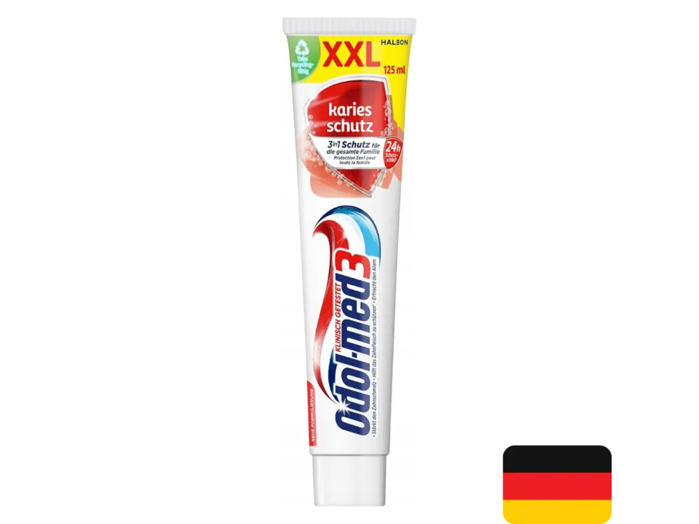 Odol-med3 zubní pasta 125 ml Karies Schutz Originální