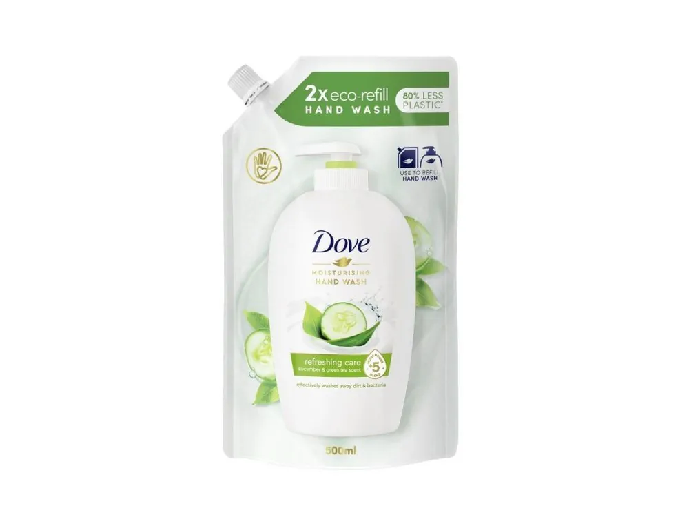 Objednat Nyní Dove tekuté mýdlo 500 ml náhradní náplň Okurka & Zelený čaj