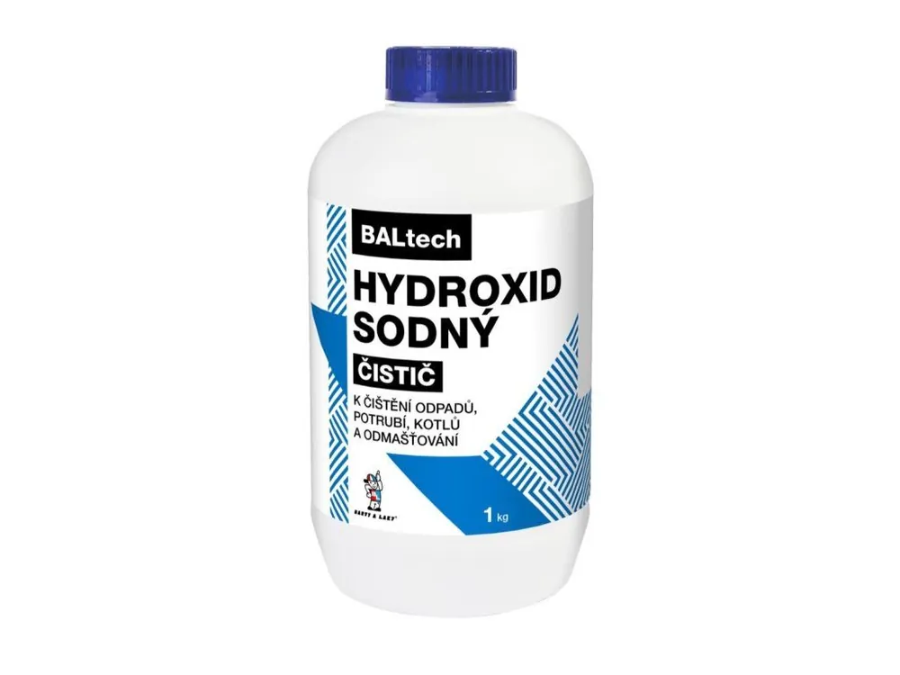 BALtech hydroxid sodný čistič potrubí a odpadů 1 kg Omezená Nabídka