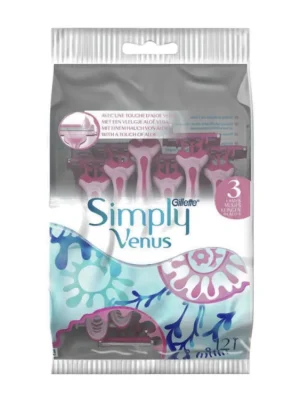 Super Cena Gillette jednorázové holicí strojky Venus 3 Simply 12 ks