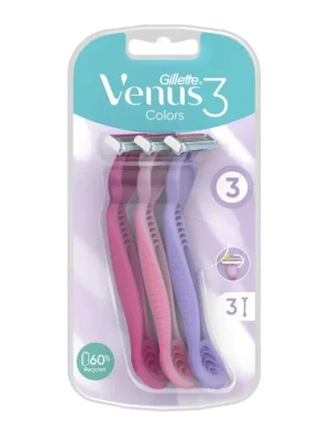 Rychlé Dodání Gillette dámská holítka Venus 3 Colors 3 ks