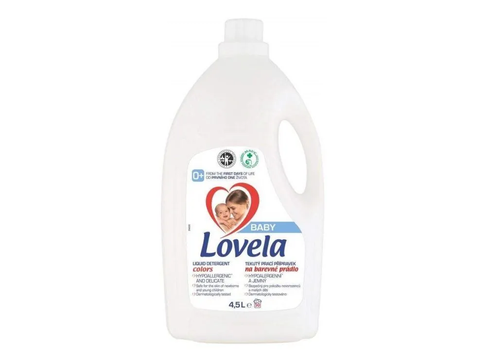 Lovela prací gel 50 dávek Baby Barevné prádlo 4,5 l Bezpečná Platba