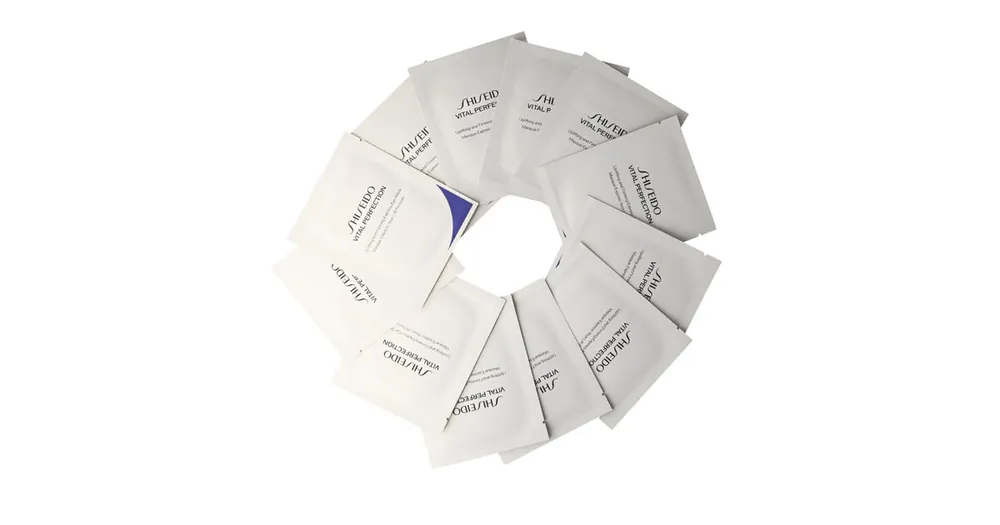 Akční Cena Shiseido Vital Perfection Uplifting & Firming Express Eye Mask 12 ks