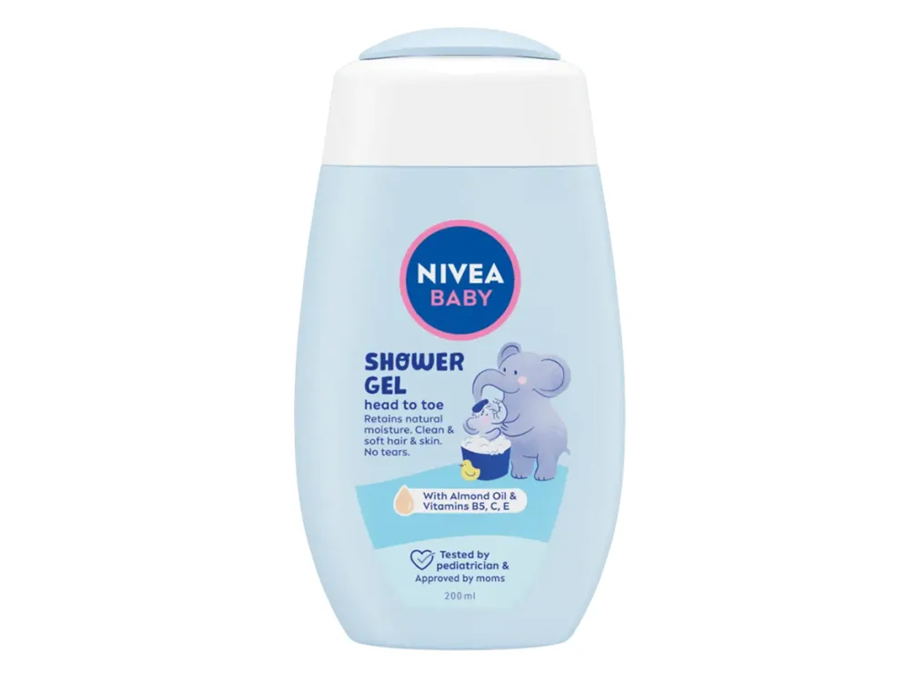Nivea Baby sprchový gel 200 ml Head To Toe se Slony Originální