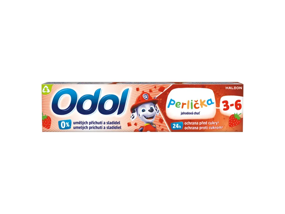 Odol zubní pasta 50 ml Perlička jahodová 3-6 let Značkový