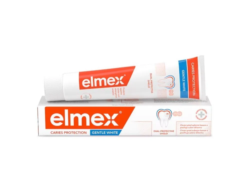 Elmex zubní pasta 75 ml Caries Protection Gentle White Sleva