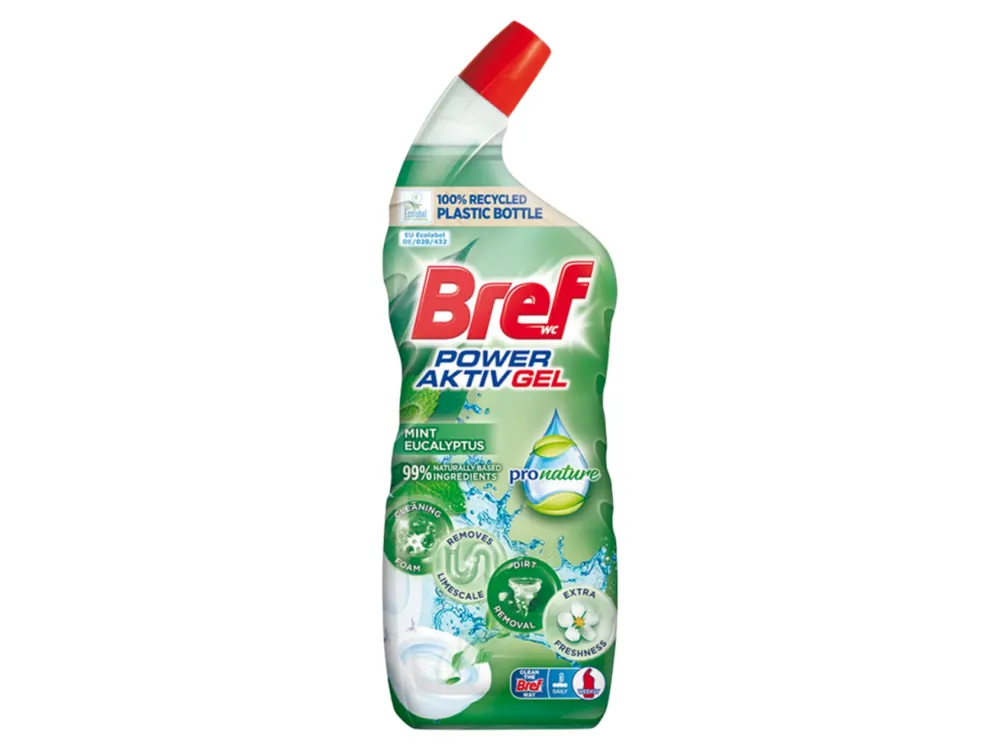Bref WC čistící gel 700 ml ProNature Mint & Eucalyptus Víkendová Akce
