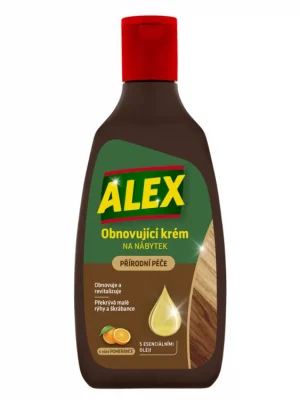 Alex obnovující krém na nábytek 250 ml Přírodní péče s vůní pomeranče Akce
