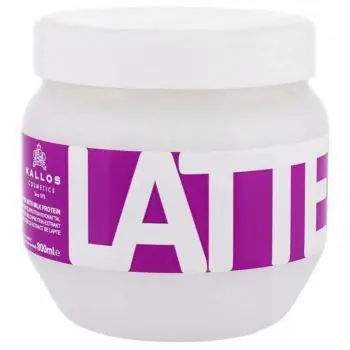 Vrácení Zdarma KALLOS Cosmetics Latte Hair Mask 800ml - maska na vlasy poškozené a po trvalé ondulaci