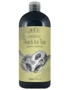 Nová Kolekce BES Fragrance Peach Ice Tea Shampoo 1000ml - vlasový šampon s vůní broskve