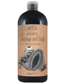 BES Fragrance Papaya And Goji Shampoo 1000ml - vlasový šampon s vůní Papaya a Goji Doprava Zdarma