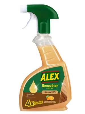 Jen Po Omezenou Doba Alex renovátor nábytku 375 ml Přírodní péče s vůní pomeranče