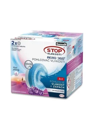 Ceresit Stop vlhkosti Aero 360° náhradní tablety 2 x 450 g Levandule Novinka