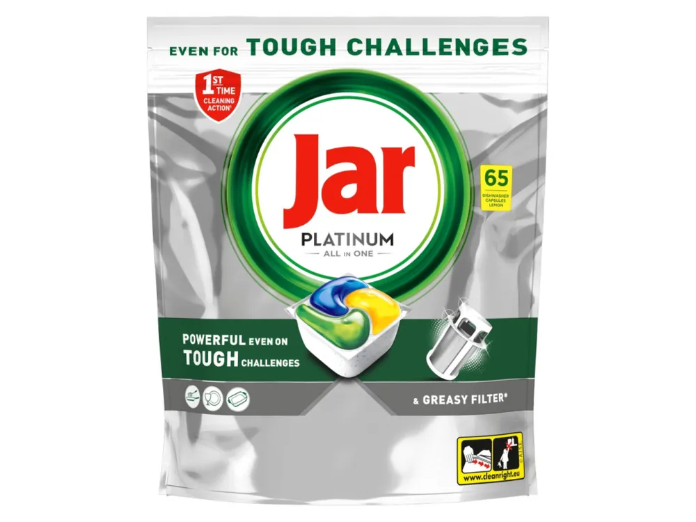 Jar tablety do myčky 65 ks Platinum Lemon Nová Kolekce