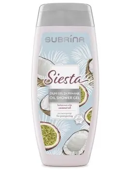 Cenově Výhodný SUBRÍNA Shower Gel Siesta - sprchový gel s kokosovým olejem 250ml