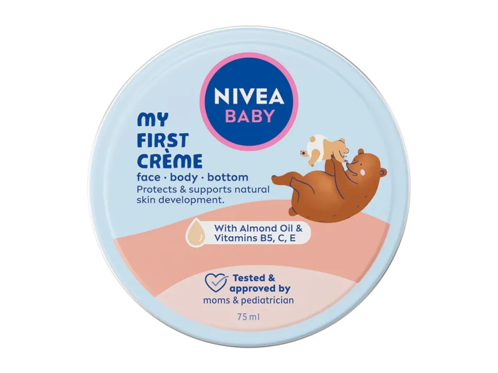Bezpečná Platba Nivea Baby krém 75 ml Tvář, tělo a zadeček
