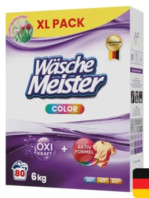 Kup Teď Wäsche Meister prací prášek 80 dávek Color Frühlingsblumen 6 kg