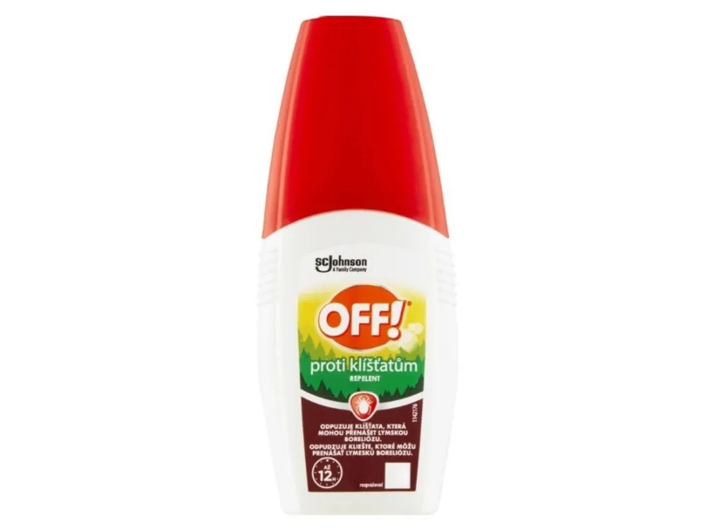 Dokud Zásoby Vydrží Off! repelent 100 ml rozprašovač Proti klíšťatům (EXP 2/25)