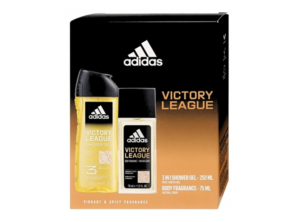 Adidas dárková sada Victory League (DNS 75 ml + sprchový gel 250 ml) Akční Cena