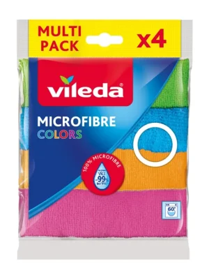 Vileda univerzální mikrohadřík 4 ks Colors 30x30 cm Top Prodej