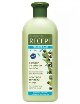 SUBRINA Recept Šampon s probiotiky pro citlivou a svědivou pokožku hlavy 400ml Top Prodej
