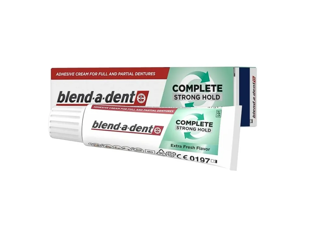 Blend-a-dent fixační krém 47 g Complete Strong Hold Extra Fresh Oblíbený