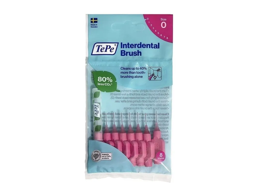 TePe mezizubní kartáčky 0,4 mm 8 ks Original č.0 Vysoce Kvalitní
