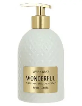 VIVIAN GRAY WHITE FLOWERS Wonderful Soap 500ml - luxusní krémové mýdlo s dávkovačem Horká Nabídka