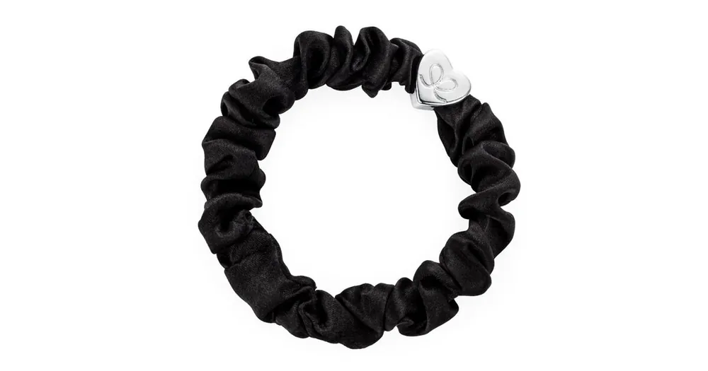 By Eloise London Silver Heart Silk Scrunchie Nízká Cena