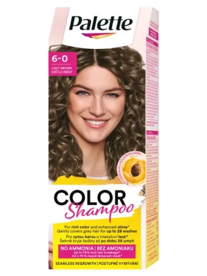 Palette Color Shampoo 6-0 Světle hnědý Cenově Výhodný