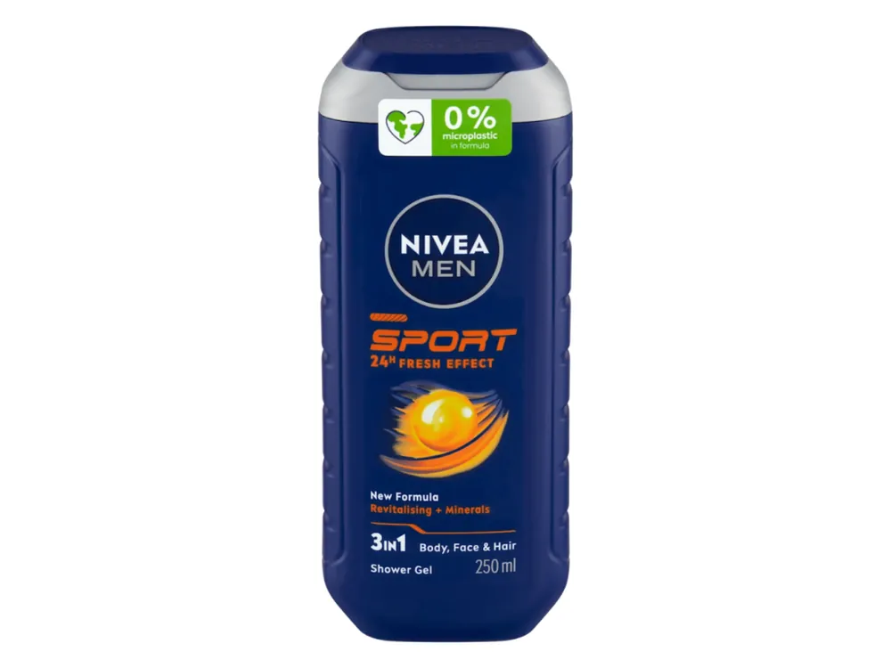 Nivea Men sprchový gel 250 ml Sport 3v1 Levný