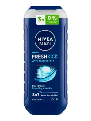 Nivea Men sprchový gel 250 ml Fresh Kick 3v1 Doprava Zdarma