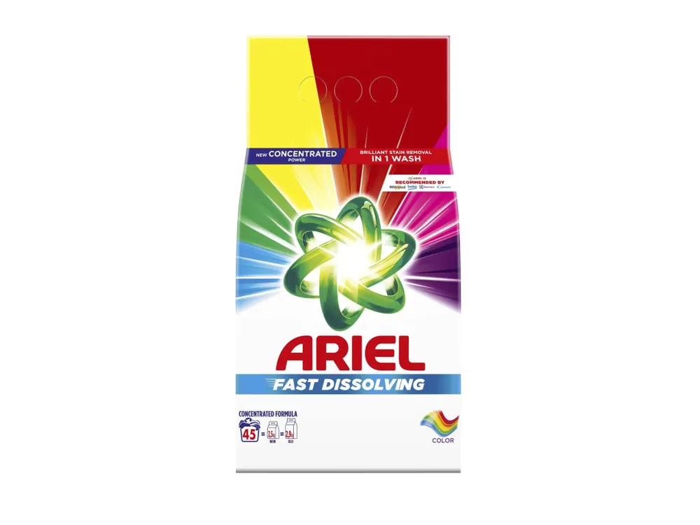 Ariel prací prášek 45 dávek Color 2,475 kg Vysoce Kvalitní