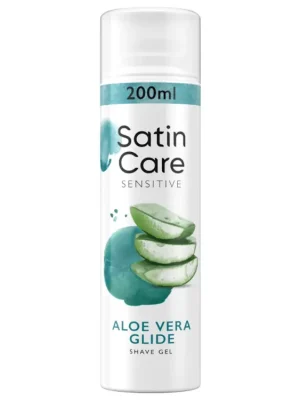 Jen Po Omezenou Doba Gillette gel na holení 200 ml Satin Care Sensitive Aloe Vera Glide
