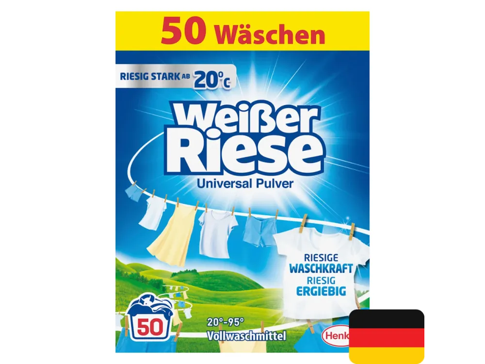 Weisser Riese prací prášek 50 dávek Universal 2,5 kg Horká Nabídka