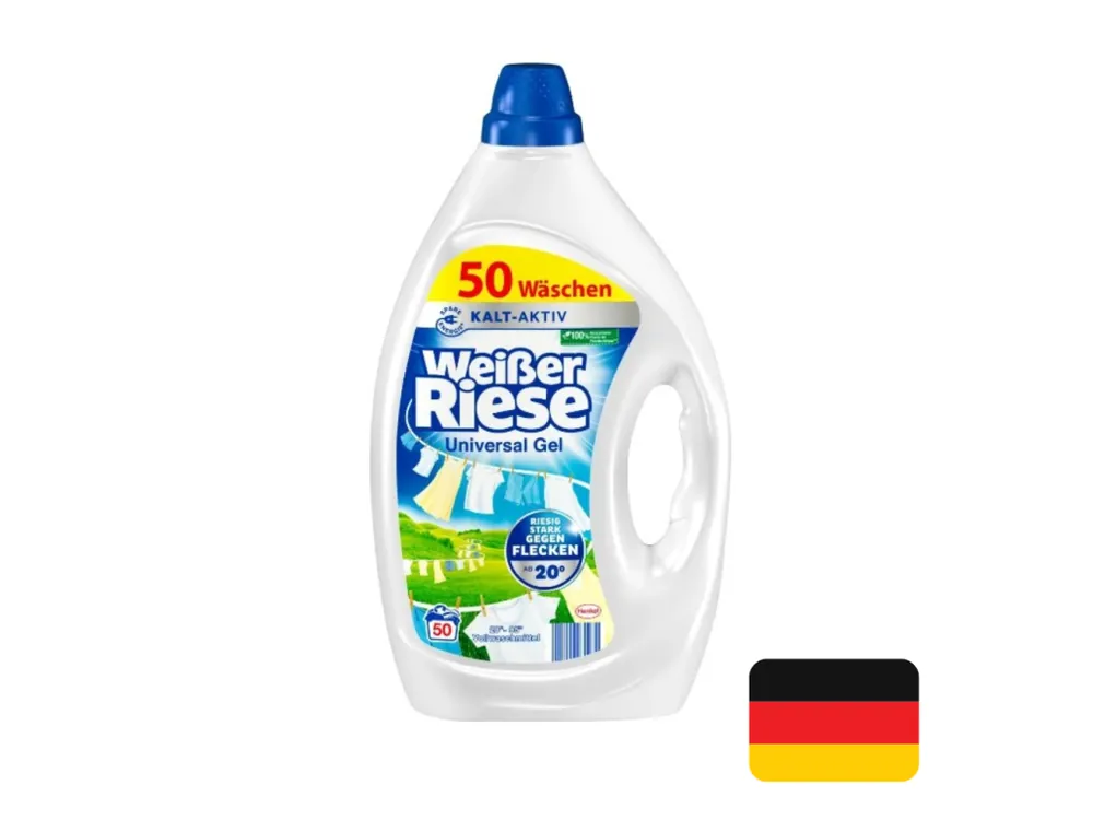Bezpečná Platba Weisser Riese prací gel 50 dávek Universal 2,25 l