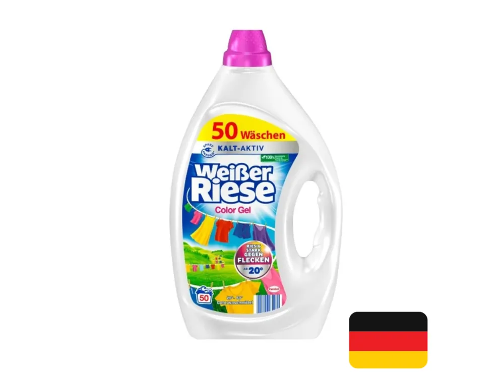 Must-Have Weisser Riese prací gel 50 dávek Color 2,25 l