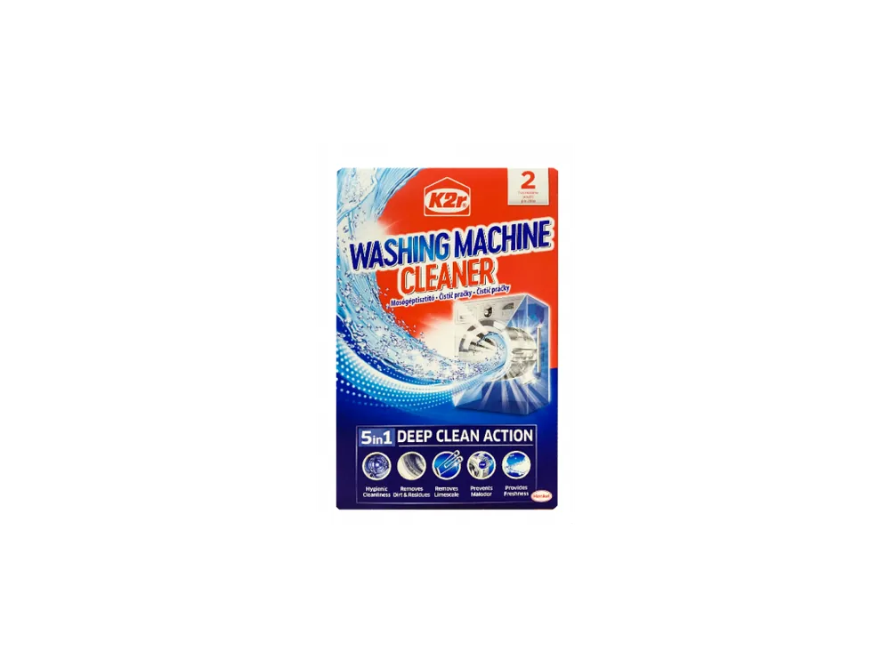Dokud Zásoby Vydrží K2r Washing Machine Cleaner 3in1 čistič pračky 2 ks