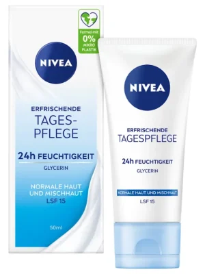 Nivea denní krém 50 ml Hydratační SPF 15Normální až smíšená pleť Levný