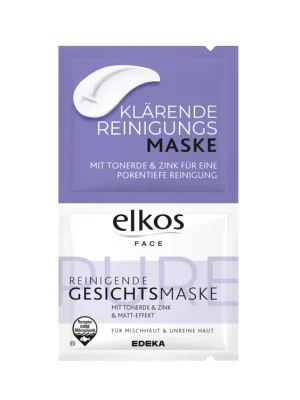 Elkos Face pleťová maska 2 ks Hloubkově čistící 2x8 ml Oblíbený