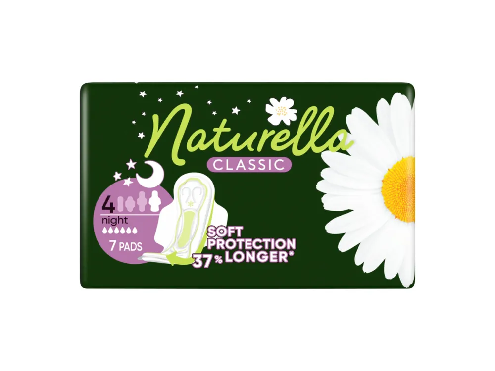Naturella vložky 7 ks Classic Night Levný