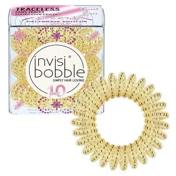 Must-Have INVISIBOBBLE Original Time to Shine Gold Rush 3ks - Spirálové gumičky do vlasů