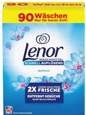 Lenor prací prášek 90 dávek Universal Aprilfrisch 4,5 kg Poslední Šance